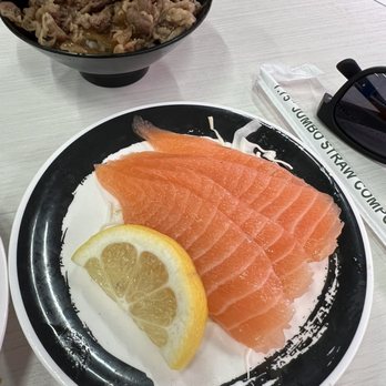 Genki Sushi - Sukiyaki Beef Bowl Salmon Sashimi - Japanese Near Me - Aiea, Hawaii Genki Sushi - Sukiyaki Beef Bowl Salmon Sashimi - Japanese Near Me - Aiea, Hawaii