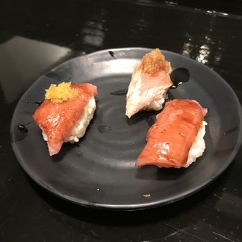 Sushi Sasabune - Fatty tuna trio - Sushi Bars Near Me - Honolulu, Hawaii Sushi Sasabune - Fatty tuna trio - Sushi Bars Near Me - Honolulu, Hawaii
