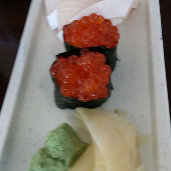 Ichiban Restaurant - Hamachi and Salmon eggs nagiri. Delicious!!! - Sushi Bars Near Me - Kahului, Hawaii Ichiban Restaurant - Hamachi and Salmon eggs nagiri. Delicious!!! - Sushi Bars Near Me - Kahului, Hawaii