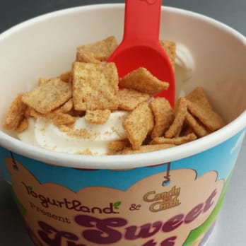 Yogurtland - Yogurtland - plain tart with cinammon toast crunch - Ice Cream & Frozen Yogurt Near Me - Fair Oaks, California Yogurtland - Yogurtland - plain tart with cinammon toast crunch - Ice Cream & Frozen Yogurt Near Me - Fair Oaks, California