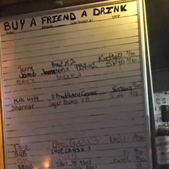 Goldie's - a menu for a friend's drink - Nightlife Near Me - Elko, Nevada