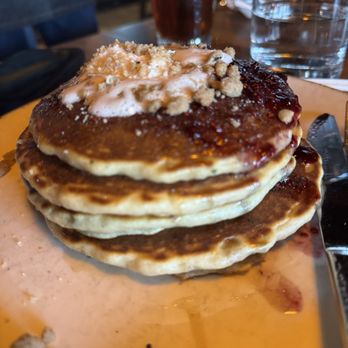 Haywire - CINNAMON ORANGE PANCAKES - New American Near Me - Plano, Texas