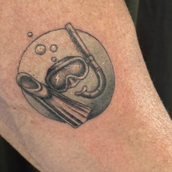 Good Omen Tattoo - Love of snorkeling. - Tattoo Near Me - Scotts Valley, California