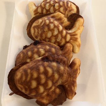Sweet Rice - Fish shaped cakes with redbean custard - Cafes Near Me - Montgomery, Alabama