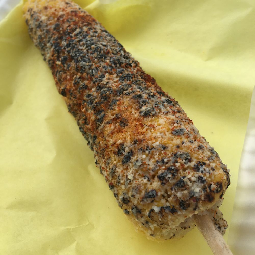 Cabo Cantina - Corn (elotes). No good. Too burnt and cheese is very powdery. Sad! - Mexican Near Me - Venice, California Cabo Cantina - Corn (elotes). No good. Too burnt and cheese is very powdery. Sad! - Mexican Near Me - Venice, California