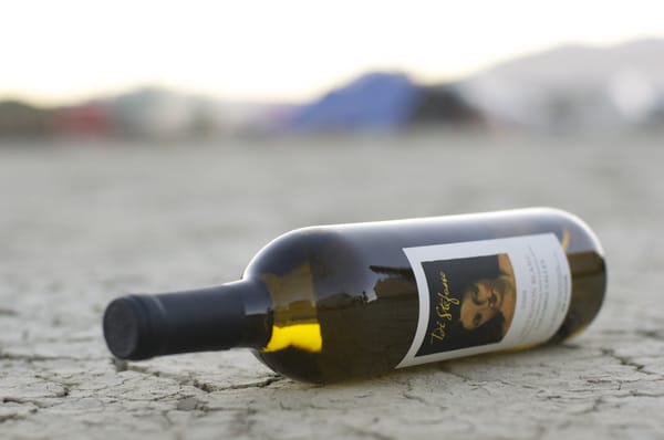 Photo of Distefano Winery - Woodinville, WA, US. a bottle of wine on the ground