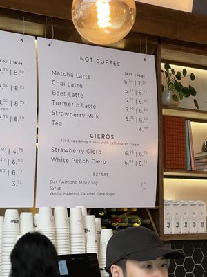 Menu photo 1 Miero Coffee Bar Seattle, WA Menu photo 1 Miero Coffee Bar Seattle, WA