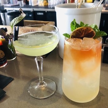 The Clever Koi - Gimlet on left and Moscow Mule on right - Asian Fusion Near Me - Phoenix, Arizona The Clever Koi - Gimlet on left and Moscow Mule on right - Asian Fusion Near Me - Phoenix, Arizona