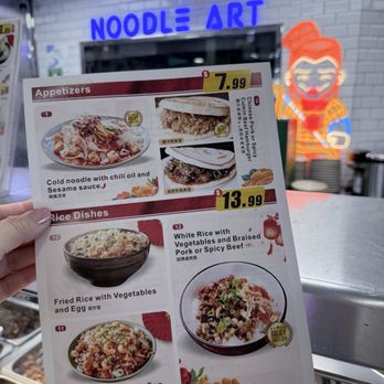 Noodle Art - menu - Noodles Near Me - Los Angeles, California