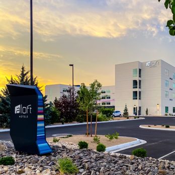 Aloft by Marriott Reno-Tahoe International Airport - Rear Entrance - Hotels Near Me - Reno, Nevada
