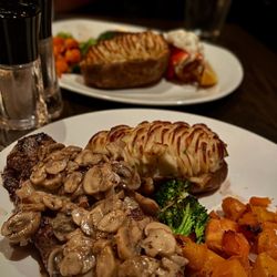 The Keg Steakhouse + Bar - Mushroom & Truffle New York  + Steak & Lobster  for Entree