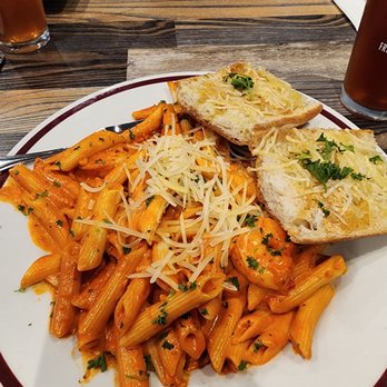 La Creperie Cafe - Diablo shrimp and pasta - French Near Me - Monrovia, California La Creperie Cafe - Diablo shrimp and pasta - French Near Me - Monrovia, California