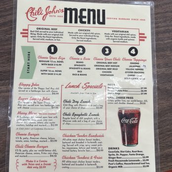 Chili John's - Menu. - American Near Me - Burbank, California Chili John's - Menu. - American Near Me - Burbank, California