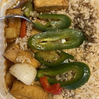 Heights Asian Cafe - Chili lemongrass tofu lunch special. - Chinese Near Me - Houston, Texas Heights Asian Cafe - Chili lemongrass tofu lunch special. - Chinese Near Me - Houston, Texas
