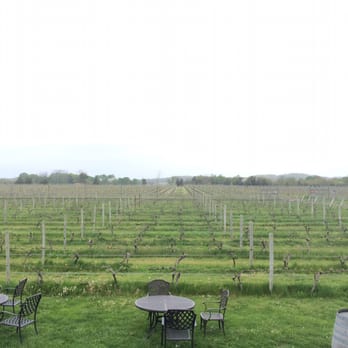 Macari Vineyards - Beautiful view from the covered porch even on a rainy day - Wineries Near Me - Mattituck, New York Macari Vineyards - Beautiful view from the covered porch even on a rainy day - Wineries Near Me - Mattituck, New York