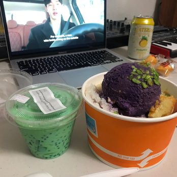 KAPATAD Kitchen and Cafe - Only took a pic of the dessert bc we devoured everything else haha (pandan dessert and halo halo) - Filipino Near Me - Austin, Texas KAPATAD Kitchen and Cafe - Only took a pic of the dessert bc we devoured everything else haha (pandan dessert and halo halo) - Filipino Near Me - Austin, Texas