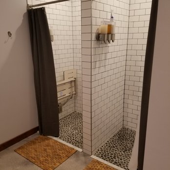 CAMP - The gorgeous and clean showers - Yoga Near Me - Tampa, Florida