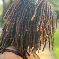 Baby Bangz - Loc wash/detox/retwist finish look