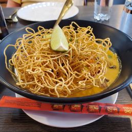 Curry Noodles, a specialty of Northern Thailand Curry Noodles, a specialty of Northern Thailand