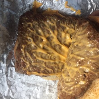Wendy's - No cheese on this one too. It isn't even cheese. - Burgers Near Me - Boonville, Missouri