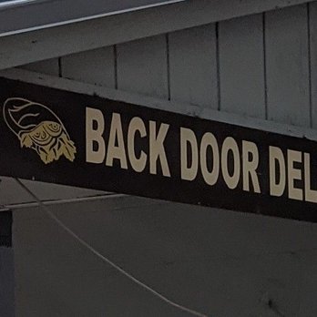 Backdoor Deli - a back door deli sign - Pizza Near Me - Gladwin, Michigan