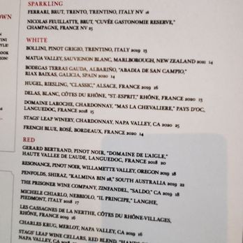 LB Steak - Bishop Ranch - Page 1 of the 2-page menu - Steakhouses Near Me - San Ramon, California