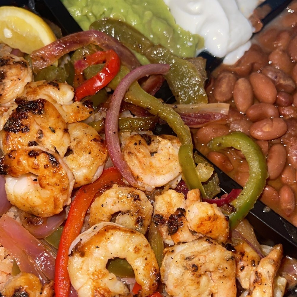 Baja Fresh - Shrimp Fajitas - Mexican Near Me - Los Gatos, California
