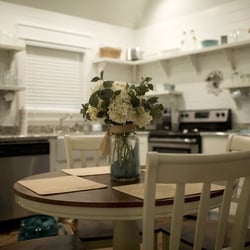 Stonehill Cottages - Dining Room View of the Farmhouse Cottage Rental