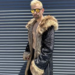 Boho Coats - In this faux fur coat I felt myself like a wizard. Love it