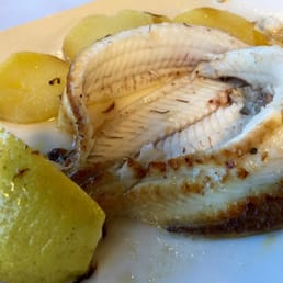 Fresh filet of fish and good white wine Fresh filet of fish and good white wine