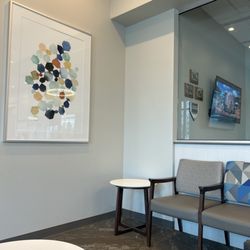 Natomas Crossing Dental Care - Lobby with a small view of kid friendly space for the kiddos