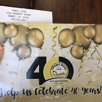 Chapel Store - They're celebrating their 40th Anniversary! Stop by and make a purchase or two! - Bookstores Near Me - Downey, California