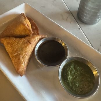 Roots Indian Bistro - Samosas (V) - Indian Near Me - Los Angeles, California Roots Indian Bistro - Samosas (V) - Indian Near Me - Los Angeles, California