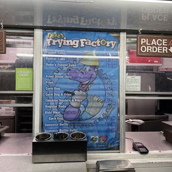 Castle Park - Food truck menu by entrance - Amusement Parks Near Me - Riverside, California