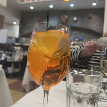 Angelo's Pizza - Aperol spritz - Pizza Near Me - New York, New York