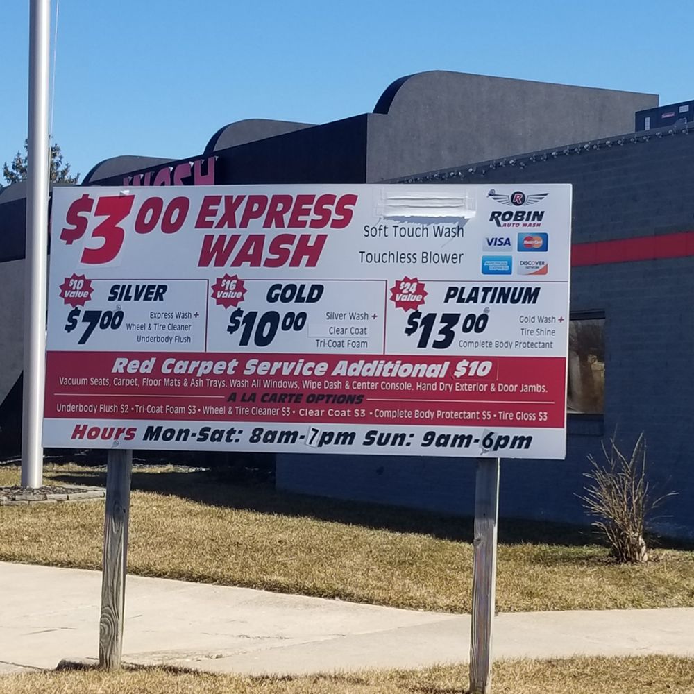 Robin Auto Wash - Car Wash Types & Prices - Auto Detailing Near Me - Utica, Michigan Robin Auto Wash - Car Wash Types & Prices - Auto Detailing Near Me - Utica, Michigan