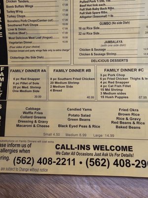Menu photo 3 RJ Southern Home Cooking Downey, CA