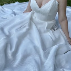 A Moment in Time Bridal - Unique texture to this dress