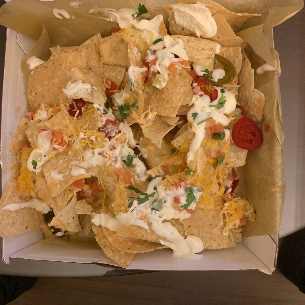 Buffalo Wild Wings - "Ultimate" nachos. AkA ultimately awful nachos - American Near Me - Rockford, Illinois