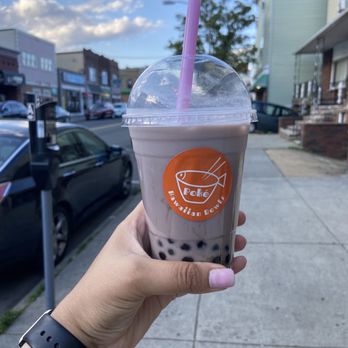 Poke Bowl - Small taro bubble tea - Health Markets Near Me - Bayonne, New Jersey