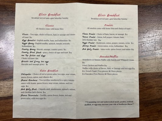Menu photo 7 Elixir Mezcaleria Gresham, OR