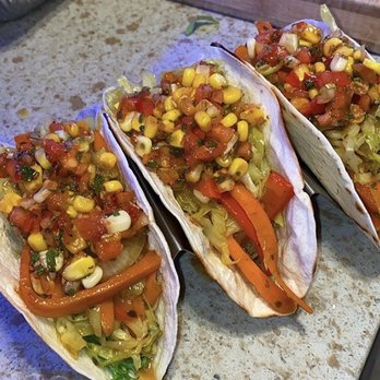 Opal's Kitchen - Veggie Tacos *Sidebar: I don't even eat tacos but these are the BEST tacos I've ever had! MUST TRY - Comfort Food Near Me Opal's Kitchen - Veggie Tacos *Sidebar: I don't even eat tacos but these are the BEST tacos I've ever had! MUST TRY - Comfort Food Near Me
