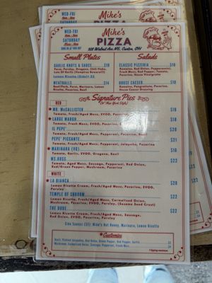Menu photo 1 Mike's Pizza Canton, OH Menu photo 1 Mike's Pizza Canton, OH