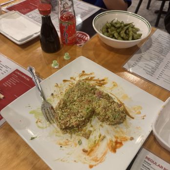 Love Sushi - Tuna tower, already mixed table-side! - Sushi Bars Near Me - Frisco, Texas