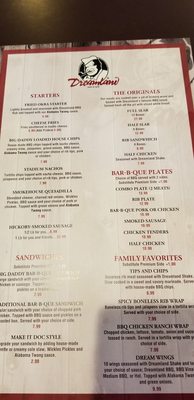 Menu photo 6 Dreamland BBQ Huntsville, AL