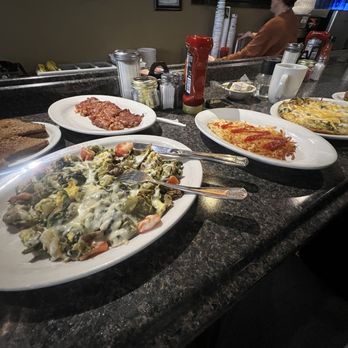 Craylee's - Veggie Giambotta and Veggie Frittatas w/ Corned Beef Hash and Hash Browns... - Breakfast & Brunch Near Me - Utica, New York