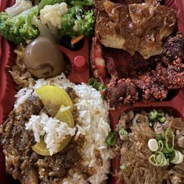 Combination Rice Bento Style Combination Rice Bento Style