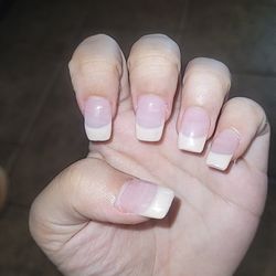 Lawton Nails & Spa - Uneven and bubbled