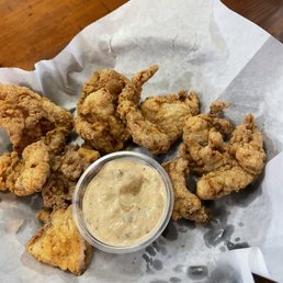 Fried Gator bites!!!! Fried Gator bites!!!!