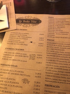 Menu photo 1 Bella Vita Boulogne Billancourt, 92